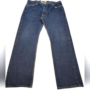 Levi's Men's 505 Straight Fit 40x32 Dark Blue